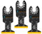 SUZEYEN Titanium Oscillating Multi-Tool Blades, Extra-Long Reach (3-Pack) – Premium, Durable Blades for Cutting Metal, Nails, Screws, Wood & Plastic