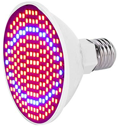Pwshymi LED-Pflanzenlicht, Effizientes Wachstumslicht für Garten, Gewächshaus, Keller, 85 V–265 V, Rot, Blau, für Blumen, Gemüsesämlinge, 20 W, Pflanze