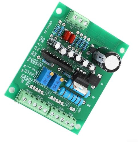 Stereo-Lautstärkenmesser-Treiberplatine AC 12 V mit professionellem Audio-Treiber-IC mit Stummschaltfunktion und doppelseitiger Leiterplatte für zuverlässige Verwendung von Audio-Pegelmessern