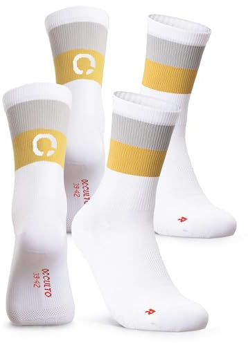 Occulto Herren & Damen Rennradsocken 2er Pack (Modell: Eddy), Fahrradsocken