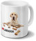 printplanet Hundetasse Labrador - Tasse mit Hundebild Labrador - Becher Weiß