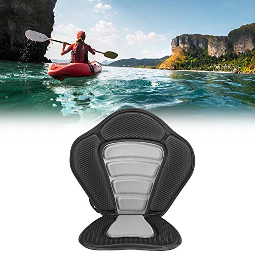 GOTOTOP Kayak Seat, Deluxe Padded Kayak Seat+Detachable Back Bag Canoe Sit On Top Padded Backrest Canoe Rafting Sports Kayaking Seat