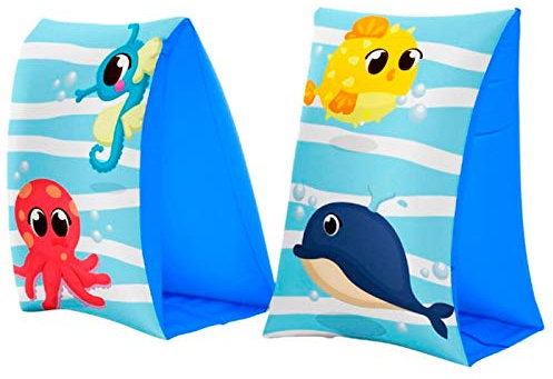 Acan Solmar - Manguitos hinchables Infantiles Animales Marinos 25 x 15 cm