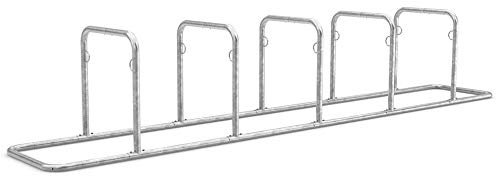 BRB Fahrradanlehnsystem, Fahrradständer mit Einstellplatz für 10 Fahrräder, L 4720 mm, verzinkt