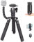 Mini treppiede da tavolo da 20 / 51 cm, mini treppiede da tavolo compatto portatile ARTCISE con testa a sfera panoramica Piastra a sgancio rapido da 1/4 per telefono cellulare con fotocamera DSLR