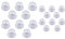 XHBTS 20 Primer Pumpe Bulb Primer Birne Pumpe Zündkapsel Primer Pumpe Kraftstoffpumpe Vergaser Primerkolben Kraftstoffpumpe Pump Bulb für Kettensäge Motorsägen Blowers Trimmer Freischneider 19mm22mm