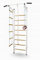 Sprossenwand Indoor Sport Child | Kletterwand | Klettergerüst (Weiß)