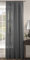 Plain Voile Woven Slot Top Premium Sheer Voile Panel - Internal Door Curtains, Patio Door Curtains, Privacy Window Voiles (Charcoal, 59 Width x 90 Drop)