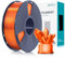 SUNLU PLA+ Filament 1.75mm, PLA Plus 3D Drucker Filament, Stärker belastbar, Neatly Wound, 1KG 3D Druck PLA+ Filament, Maßgenauigkeit +/- 0.02mm, Transparent orange