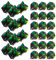Winmau Rhino Roundel Logo Extra Dicke Dart-Flights – 10 Sets pro Packung (30 Dart-Flights insgesamt)