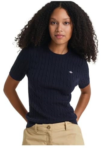 GANT Stretch Cable Knit Sweater