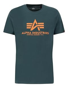 Alpha Industries Herren Basic T-Shirt, Force Green, S