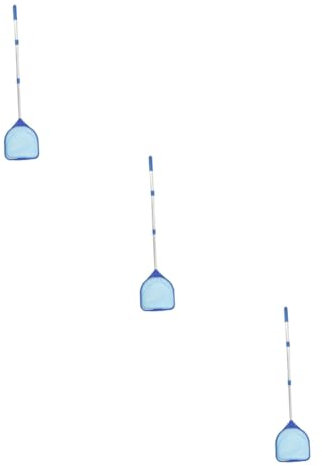 Milisten Lot De 3 Filets De Nettoyage De Piscine Multi-usages pour Étang Râteau À Feuilles pour Piscine