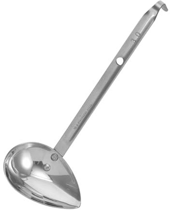Ciieeo 1pezzi Cucchiaio Acciaio Inossidabile Beccuccio Per Salse Utensile Da Tavola Per Condimenti e Decorazioni Design Unico e Allungato Per Uso Facile