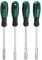 sourcing map 4pcs Metric Nut Driver 7mm 8mm 9mm 10mm Dia 150mm Round Shank CR-V 6 Point Hex Hexagon Socket Wrench Screwdriver with Non-Slip Handle for Tightening and Loosening Fasteners