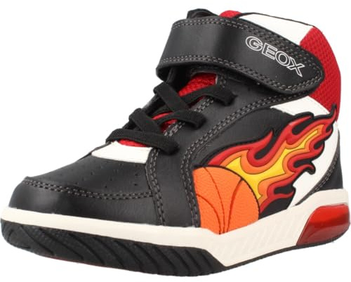 Geox Junior J Inek Boy Sneakers Black, Red 31 EU