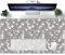 Mauspad XXL Großes für Weiße Kirschblüten für Gamer Langlebiges Mauspad Gaming Desk Mat - 600x300mm