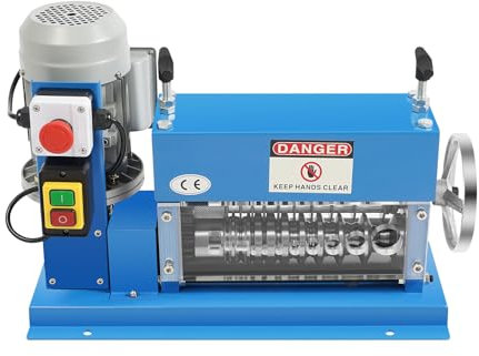 Electric Cable Wire Stripping Machine 1.5mm-38mm/0.06-1.5in Portable Powered Wire Stripper Machine 11 Channels 10 Blades Automatic Wire Stripping Tool 65ft/min