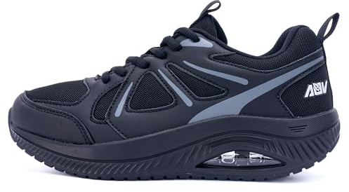 Quseek Scarpe ortopediche da donna, per fascite plantare, sperone calcaneare, scarpe da corsa | Orthopedic Shoes, Scarpe sanitarie con suola arrotolabile, scarpe da passeggio, scarpe sportive per stare in piedi a lungo