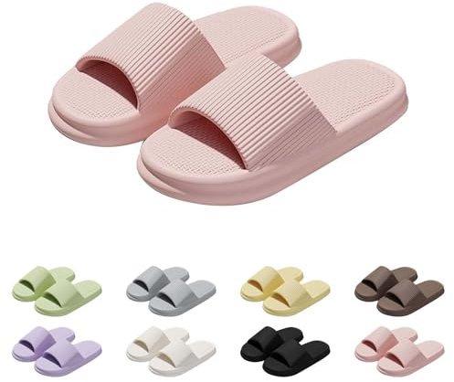 2025 Zapatillas Mujer Hombre Chanclas Piscina Playa Verano Cómodas Super Suaves Pantuflas Casa Ducha Baño Antideslizantes Slippers Unisex Chancletas Slide Foam Sandalias Planas Interior Exterior