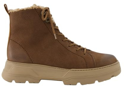 Paul Green Damen Frauen Schnürstiefeletten,Warm gefüttert | Winterschuhe, Beige, Reißverschluss, Damen, Schuhe