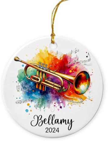 Trompete Weihnachtsanhänger Weihnachtsbaumschmuck Mit Schnur Weihnachtsdeko Keramik Geschenkanhänger