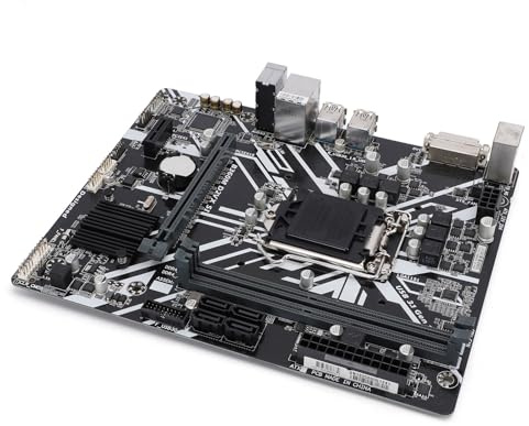 VELATEMOR B360 MicroATX-Motherboard für I7/i5/i3-CPU der 8. und 9. Generation, DDR4 2666 MHz, M.2 PCIe X16 VGA DVI, Kompakter Computer-Build-Desktop-Gaming-Büro-PC