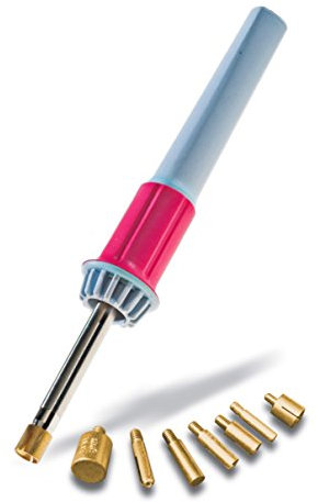 Hot Glue Gun Pen, 7 Points Applicator with 1000 Iron-on Rhinestones for Hotfix Studs, Fabric, Paper - Trigger Style by Unbranded