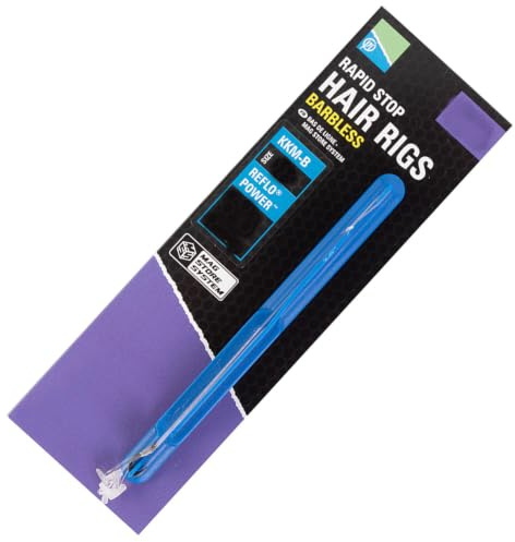 Preston Innovations Rapid Stop Hair Rigs Barbless 15 38cm Qty 8