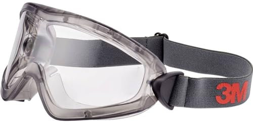 3M 2891-SG Vollsichtbrille mit Antibeschlag-Schutz Grau
