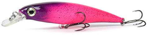 Major Fish Zander Wobbler Airbrush Hot Colours Zetti 10 cm Pink Lila