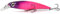 Major Fish Zander Wobbler Airbrush Hot Colours Zetti 10 cm Pink Lila