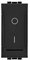 LineteckLED -LNT 802- Serie Completa Materiale Elettrico Fai da Te- Interruttore Antracite Illuminabile Bipolare 16A 250Vac Compatibile living