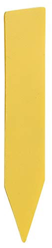 100pcs etichette per piante fiore etichetta marcatore seme nome palo tag vivaio piantine tag per giardino in vaso erbe fiori verdure(Giallo)