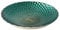 Anton Studio Designs - Peacock Bowl - Diameter 41 cm - Decorative Glass Bowl for Home and Holiday Decoration