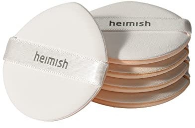 heimish Artless Rubycell Puff 5 Stück | weicher Kissenschwamm | Foundation Kissen Make-up Werkzeug, abgewinkeltes Design, makelloses Make-up, nass und trocken verwenden