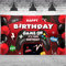 Sumind Video Game Happy Birthday Backdrop Video Game Party Decorations Boys Birthday Backdrop Banner Gaming Theme Background Photo Prop for Racing Car Party Supplies, 70.8 x 43.3 Inch
