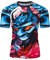 LAFROI Herren Kurzarm Kompressionsshirt UPF 50+ Rash Guard-CLY08D (Vengeance,LG)