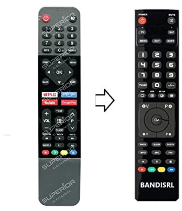 SU4697 Telecomando compatibile già programmato per TV METZ