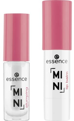ESSENCE DUO BÁLSAMO LABIAL & GLOSS VOLUMINIZADOR 01 2.7 ML
