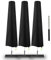 3 PCS Patio Umbrella Covers with 1 Push Rod - Waterproof Patio Parasol Covers with Zipper for 7ft to 11ft Outdoor Umbrellas