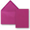 FarbenFroh by GUSTAV NEUSER 25x Einzelkarten Set mit Briefumschlägen DIN A6 / C6 in Amarena (Pink) - 14,8 x 10,5 cm - ohne Falz