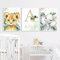 3 Personalisiert Name Kinder Wandbilder Junge Safari 30 x 40 cm Poster Kinderzimmer Tiere Dschungel Löwe Elefant Bilder Babyzimmer Jungen Bild Mädchen Zimmer ohne Rahmen
