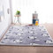 Loartee Teppich Für Kinderzimmer,als Krabbeldecke fürs Kind,3cm Dicker korallenrote Samtmatte Kinderteppich