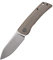 Petrified fish PFE05 Flavorist Klappmesser, 3.15 K110 Stahl Satin Klinge Micarta Griff, Mit Kugellager EDC Taschenmesser (Khaki-S)