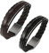 Personalisierte Partner Armbänder mit Gravur Pärchen Armband mit Namen Datum Geschenk für Ihn und Sie Jahrestag Valentinstag Geburtstag Glücksbringer
