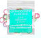 Neon Latex 100 counts Intraoral Elastic Bands Orthodontic Elastics Dental Rubber Bands Made in US Medium 3/16'', Neon Latex
