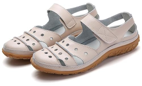 MEIION BLAIR - ORTHOPÄDISCHE FRÜHLINGS-SANDALEN MIT BEQUEMEM KLETTVERSCHLUSS Orthopädische Damen-Sandalen, Atmungsaktiv, Offener Zeh, PU-Leder, Sommer, Komfort, Freizeit Strandschuhe