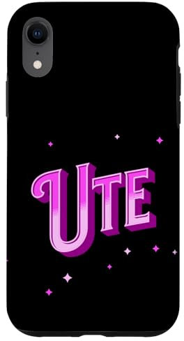 Hülle für iPhone XR Ute Namen personalisiert