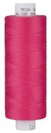 Nähgarn Nähmaschine AMANN TROJA Nähfaden Allesnäher Universal 500 cm rosy pink